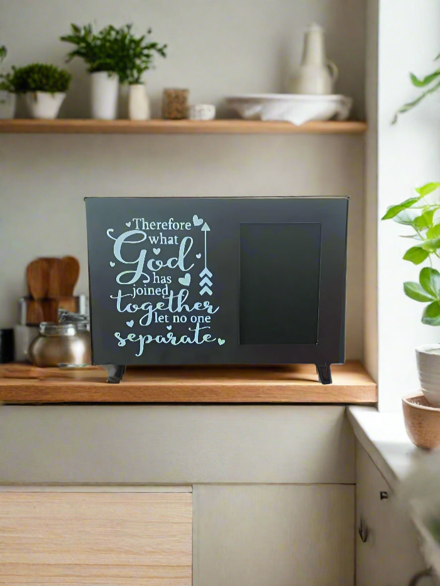 Genesis 24 Photo Frame- What God has joined let man not separate