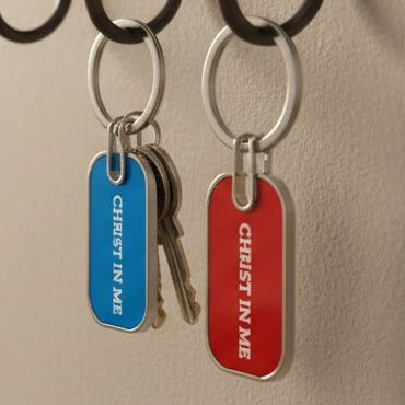 Metal Keychain "Loved Beyond Measure"