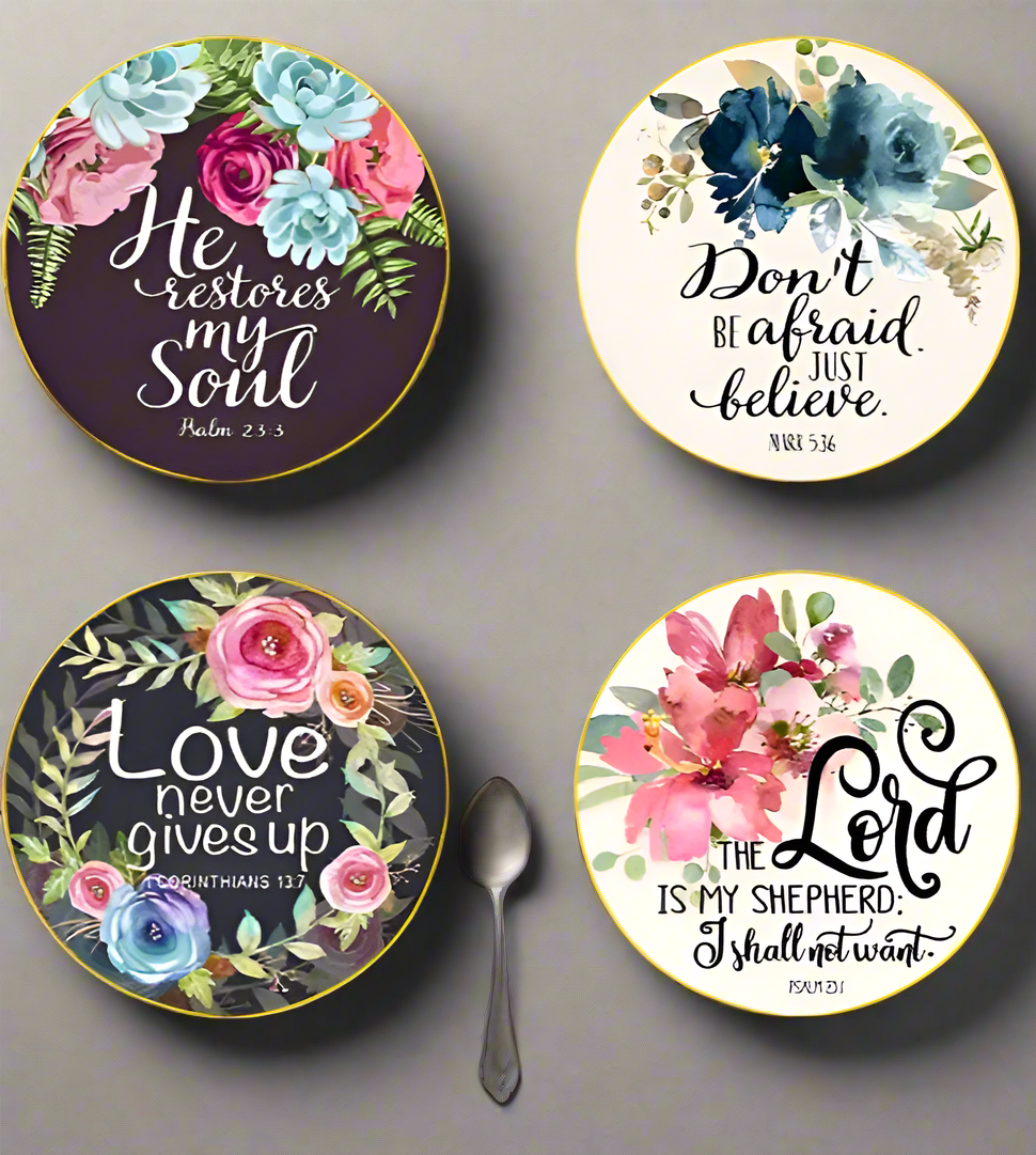#8 Hand Crafted Wooden Coasters (Set of 4)