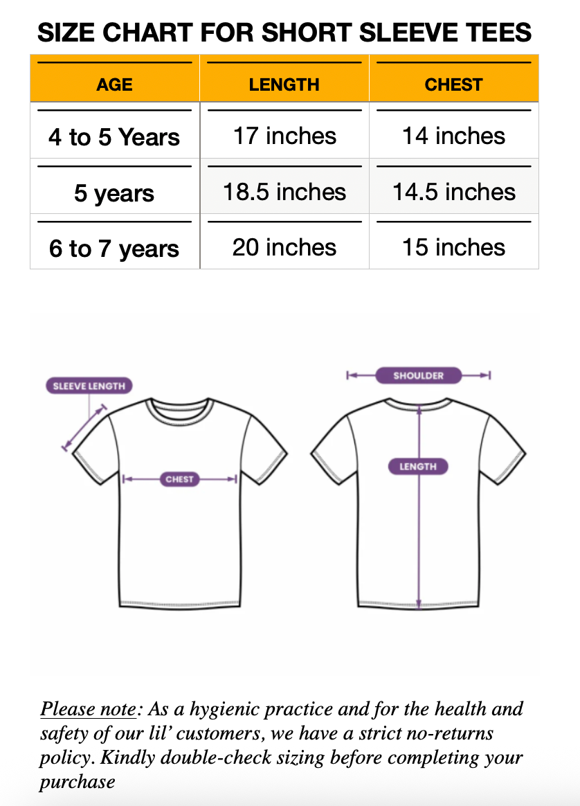 Organic Tees: for Kids: Age Group 6 to 7 years