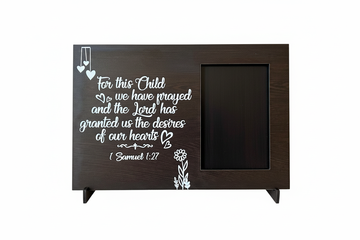 #1 Wooden Photo Frames- Wrap your memories in the Word of God