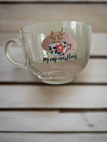 #3 Glass Cups, One of a type
