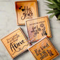 Wooden Coasters 4" (Set of 4)