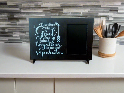 Genesis 24  Photo Frame- What God has joined let man not separate