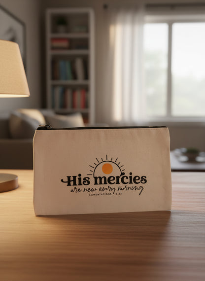 Cotton Canvas Pouches, choose from 07 bible verses