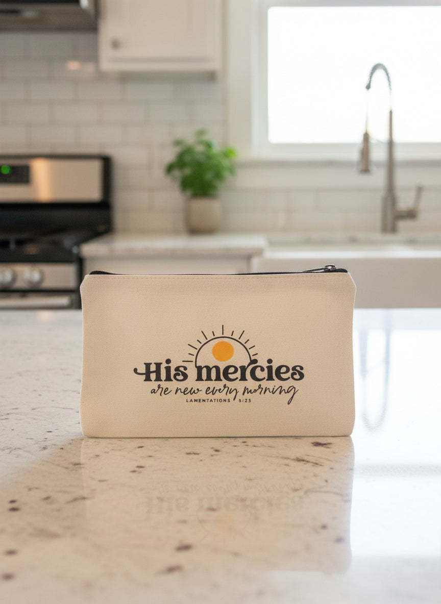 Cotton Canvas Pouches, choose from 07 bible verses