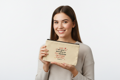 Cotton Canvas Pouches, choose from 07 bible verses