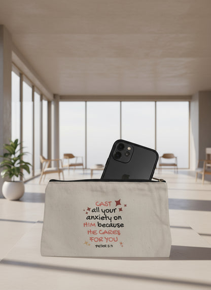 Cotton Canvas Pouches, choose from 07 bible verses