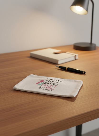 Cotton Canvas Pouches, choose from 07 bible verses