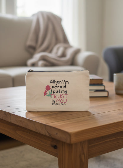 Cotton Canvas Pouches, choose from 07 bible verses