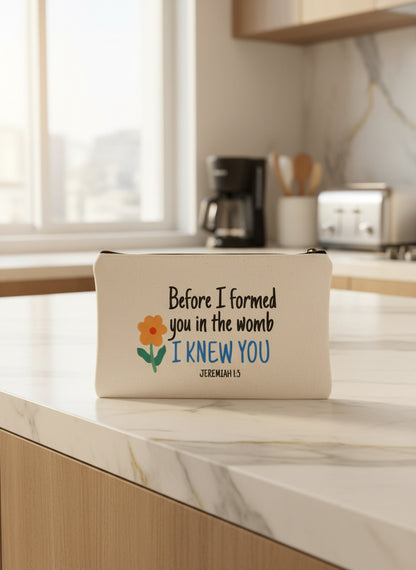 Cotton Canvas Pouches, choose from 07 bible verses