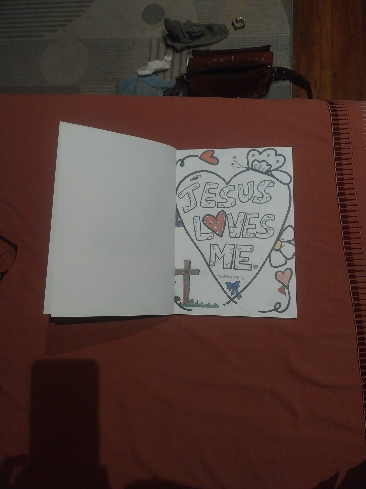 #9 Colour Bible Verses and Promises- 37 page colouring book for children