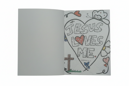 #9 Colour Bible Verses and Promises- 37 page colouring book for children