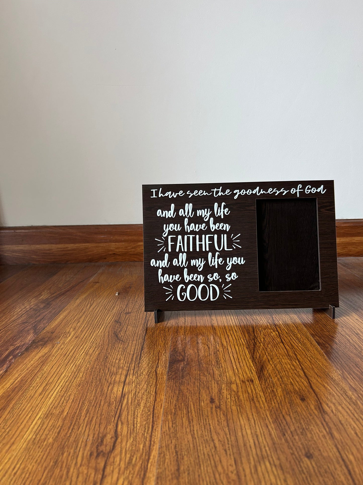#1 Wooden Photo Frames- Wrap your memories in the Word of God