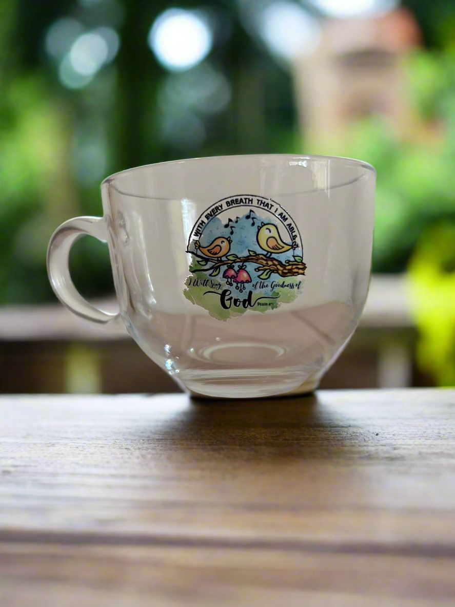#3 Glass Cups, One of a type