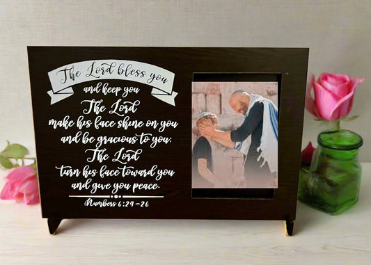 Priestly Blessing Photo Frame- Aaronic Blessing