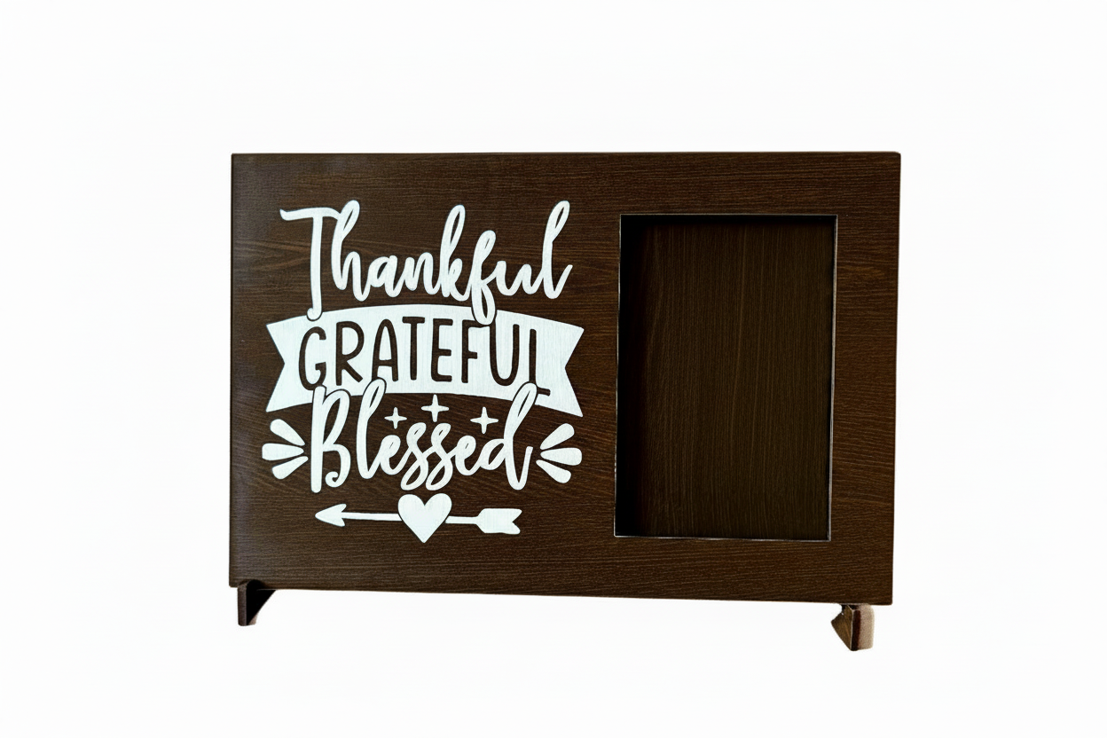 Count your Blessings Photo Frame- Thankful Grateful Blessed