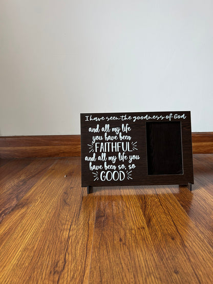 #1 Wooden Photo Frames- Wrap your memories in the Word of God