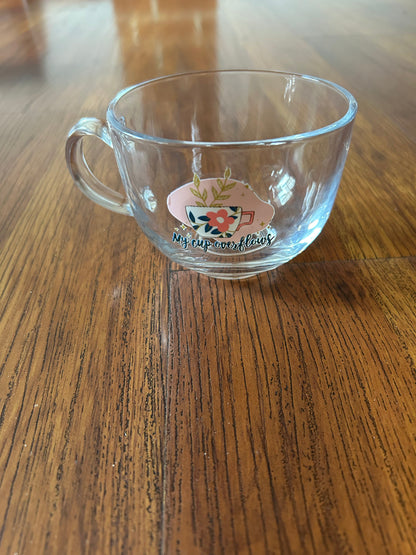 #3 Glass Cups, One of a type
