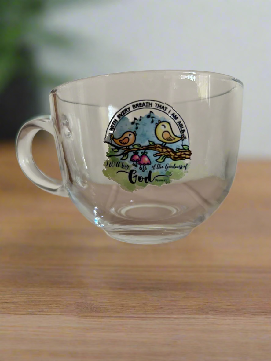 #3 Glass Cups, One of a type