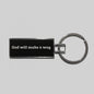 Silver Metal Keychains- Choose from 10 appealing verse options