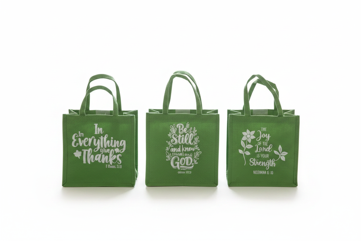 Your everyday companion- Coloured Jute Bags