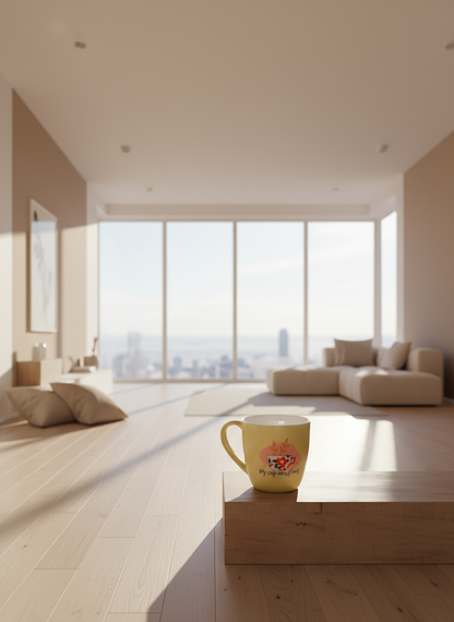 Bone China Coral shaped Elegant Christmas Mugs.