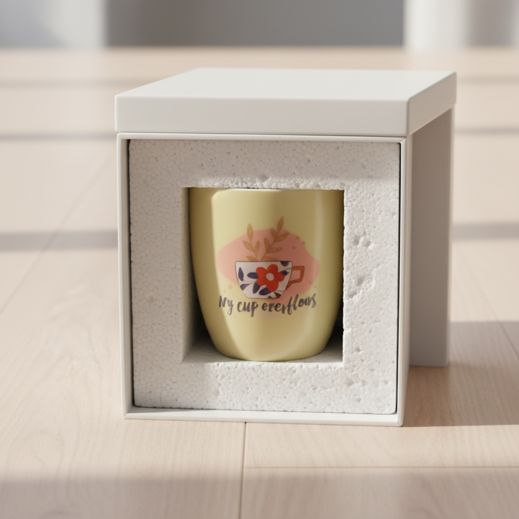 My Cup Overflows Ps 23:5 Coral shaped Elegant Mugs.