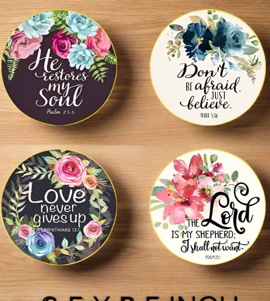 #8 Hand Crafted Wooden Coasters (Set of 4)