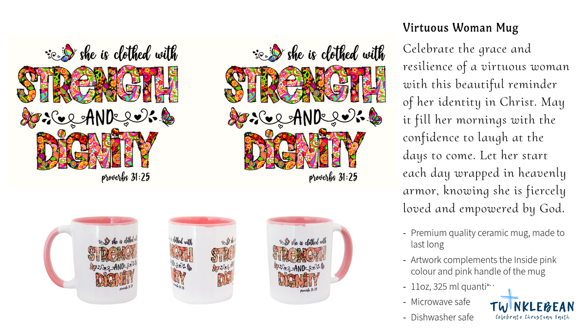 Ceramic Mug (11oz, 325ml) Inspiring Daily Faith