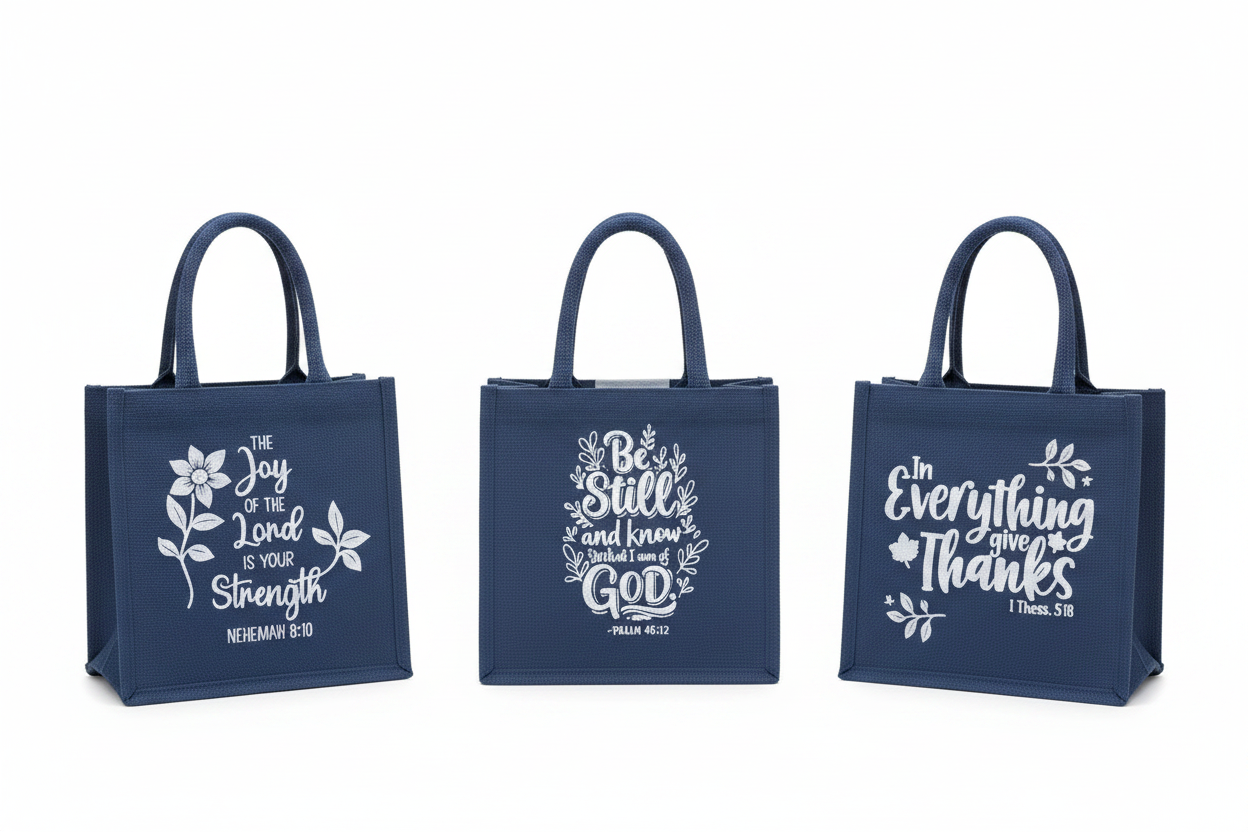 Your everyday companion- Coloured Jute Bags