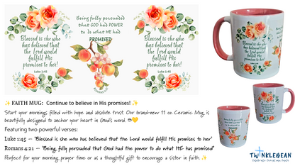 Ceramic Mug (11oz, 325ml) Inspiring Daily Faith