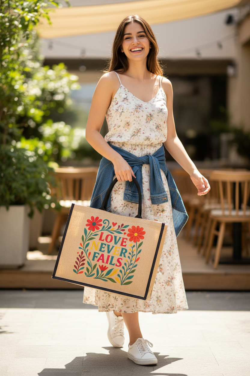 Twinklebean Jute Bags Faith-Style-Sustainable