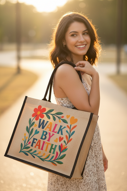 Twinklebean Jute Bags Faith-Style-Sustainable