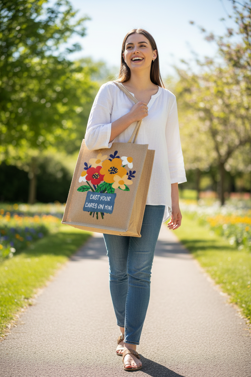 Twinklebean Jute Bags Faith-Style-Sustainable