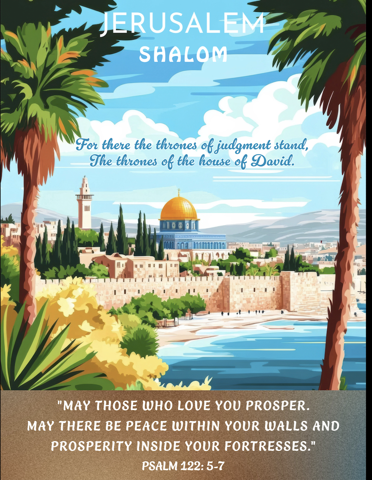 Magnetic Jerusalem Prayer