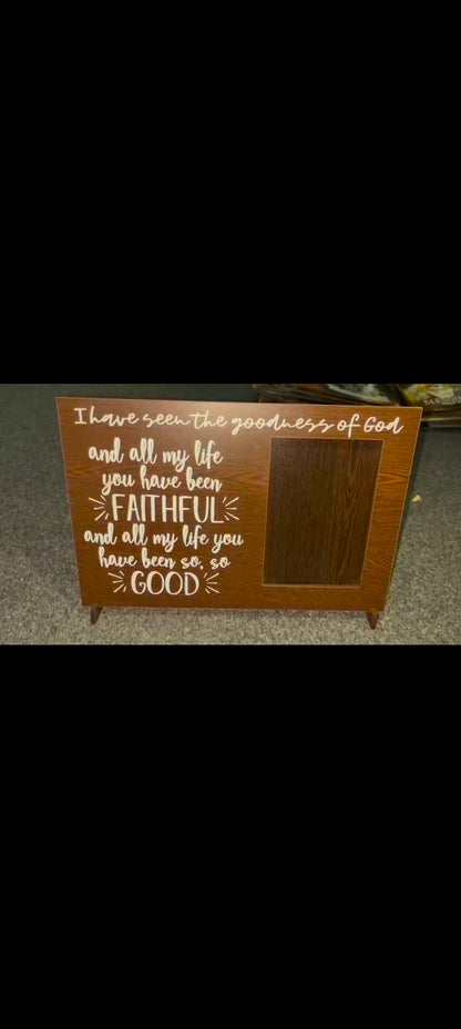 Photo Frames with Timeless Favourite Bible verses (Choose from 07 different verses)