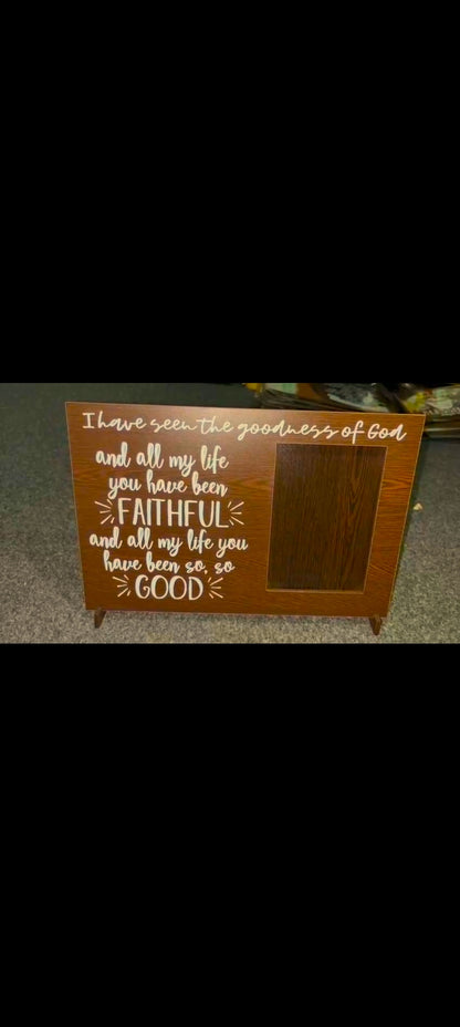 Photo Frames with Timeless Favourite Bible verses (Choose from 07 different verses)