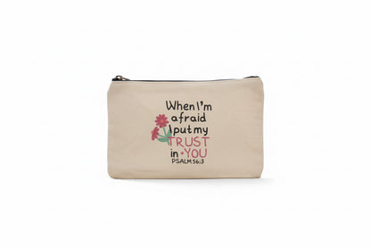 Cotton Canvas Pouches, choose from 07 bible verses