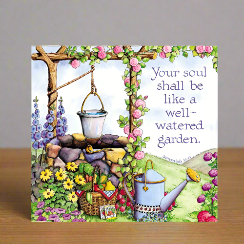 Gift wrap service with personalized Bible verse cards
