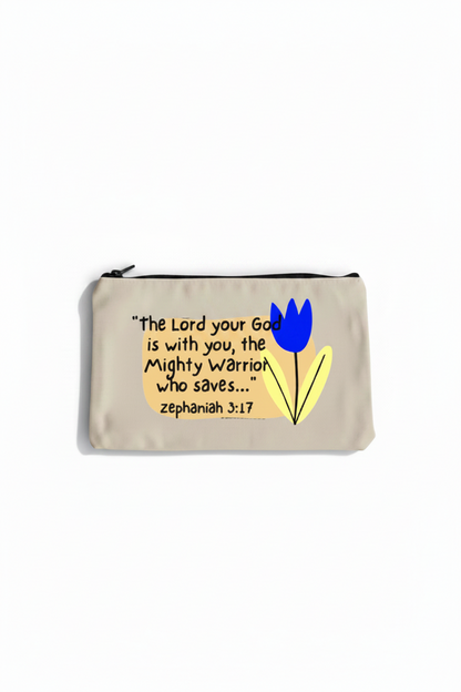 Cotton Canvas Pouches, choose from 08 bible verses
