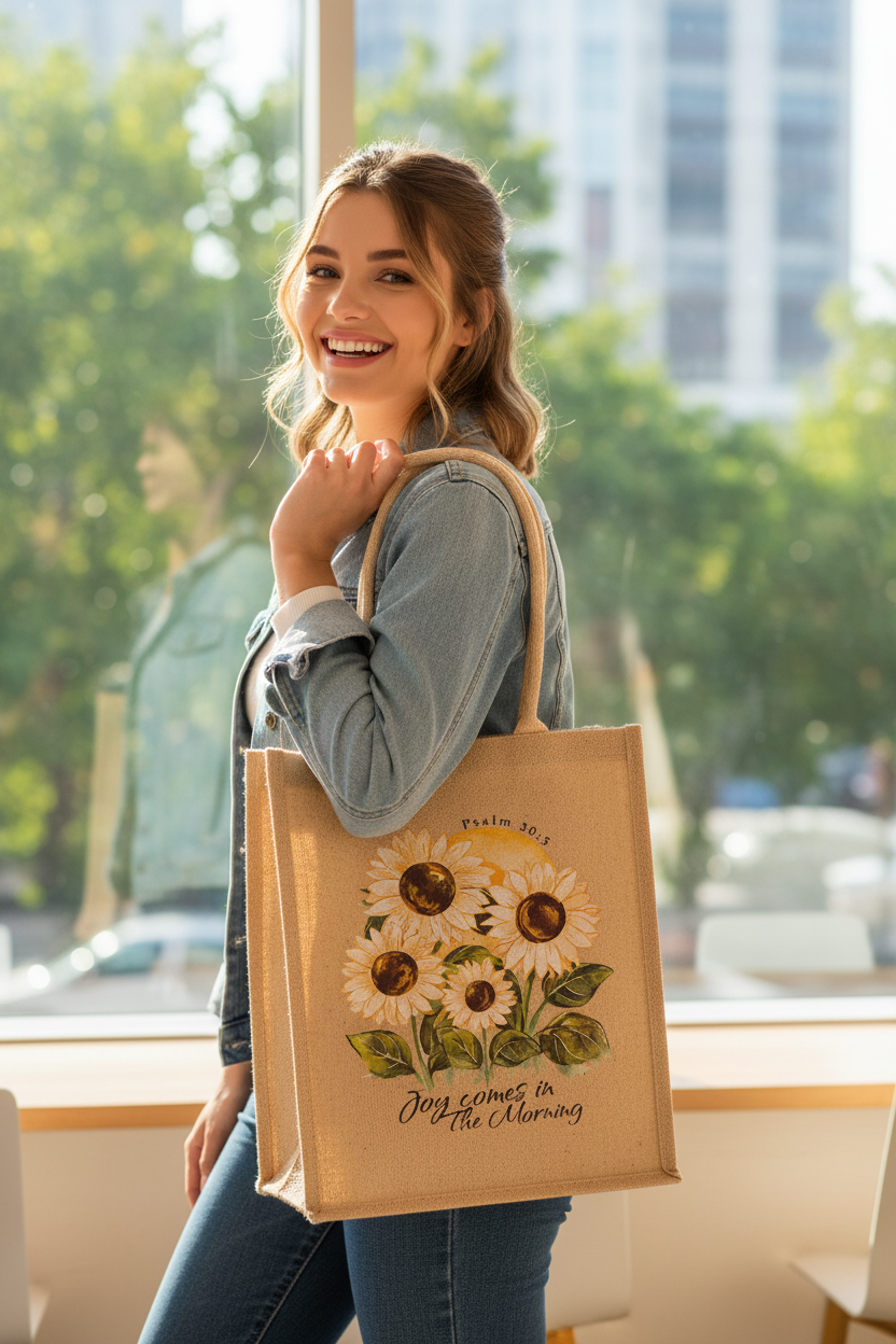 Twinklebean Jute Bags Faith-Style-Sustainable